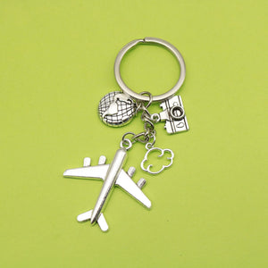 Silver Zinc Alloy Airplane Travel Jewelry Findings Accessories for DIY Jewelry Making – Silver