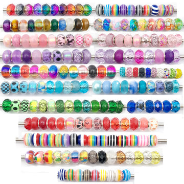 Clear Spacer Bead Glossy Beads with 2 Listed Options