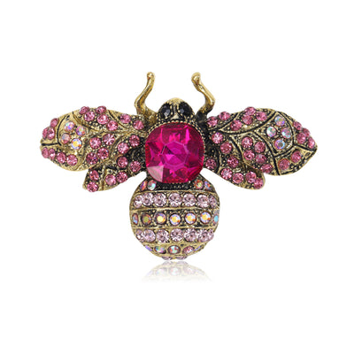 jeweled bee brooch group view