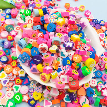 Multicolor Spacer Bead Glossy Beads with 2 Listed Options