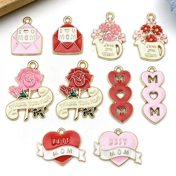 Colorful Cake Metal Charms with 40 Listed Options for DIY Jewelry Making