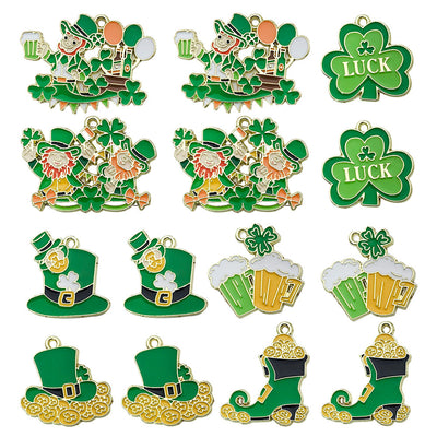 Printed detail graphic for the clover charms