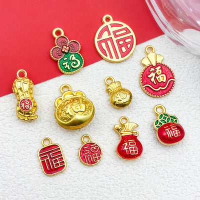 Printed detail graphic for the assorted shape charms