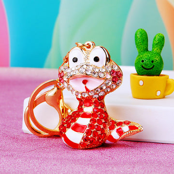 Crystal Snake Keychain Collection in Twenty One Colors and Constructions