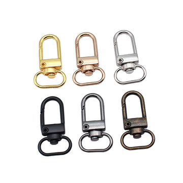 Slim Swivel Lobster Clasps in Six Metal Tone Finishes