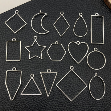 Black Star and Moon Metal Charms with 23 Listed Options