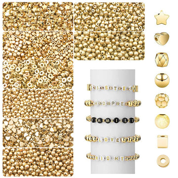 Yellow Bead and Round Bead Metal Beads with 17 Listed Options