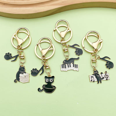 Image 1 showing a bunch of key chains with different animals.