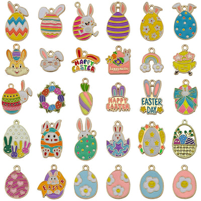 Printed detail graphic for the rabbit charms