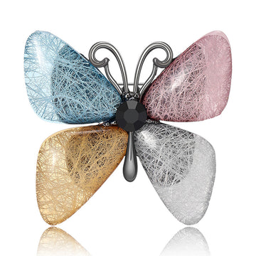 Translucent Butterfly Brooch in Six Soft Colorways