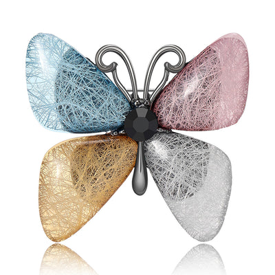 Blue Butterfly, Gray Butterfly, Green Butterfly, Multicolor Butterfly, Pink Butterfly, Brown Butterfly brooch styles arr