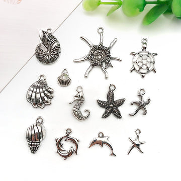 Metallic Seashell Shell Charms with 13 Listed Options