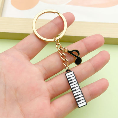 Image 1 showing a person holding up a keychain.
