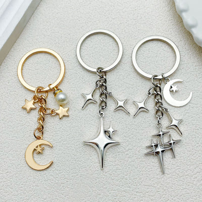 Image 1 showing celestial keychains shown in the product image.