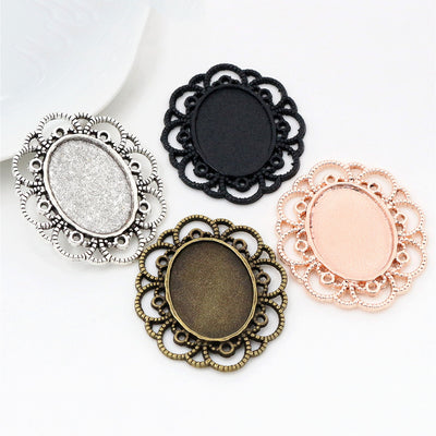 Filigree Oval Pendant Tray assortment overview