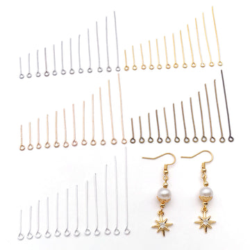 Metallic Eye Pin Jewelry Findings with 5 Listed Options