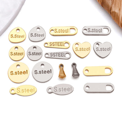 Printed detail graphic for the extender chain jewelry findings