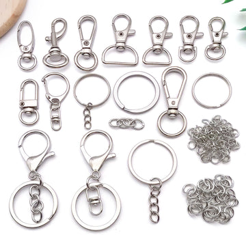 Metallic Carabiner Clasp Jewelry Findings with 19 Listed Options