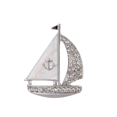 Front product view of the sailer brooch