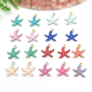 Gold-Tone Starfish Metal Charms with 47 Listed Options