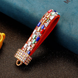 Rectangular Crystal DIY Loop Components in Ten Colors plus Assorted