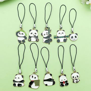 Panda Charms and Pendants in 21 Pictured Variations