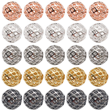 Metallic Spacer Bead Metal Beads with 5 Listed Options
