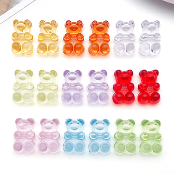 Clear Bear Glossy Charms with 40 Listed Options for DIY Jewelry Making