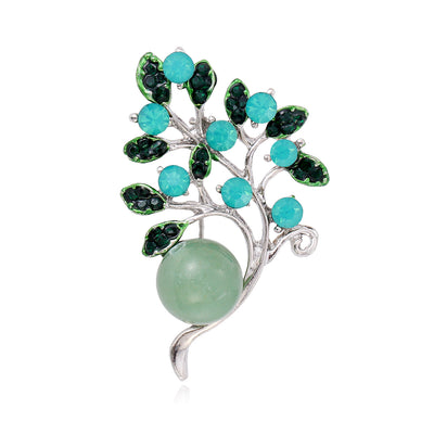 Front product view of an emerald green jade and black diamond ring