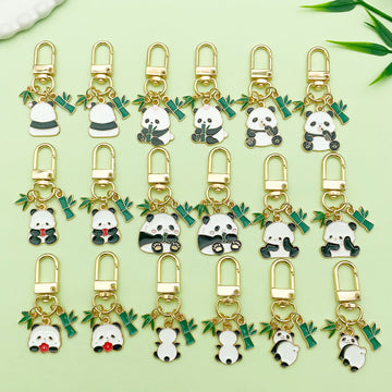Panda Charm Keychains in 55 Pictured Variations for Bags and Keys