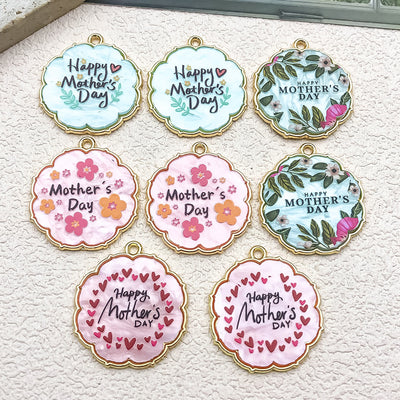 Printed detail graphic for the cake charms