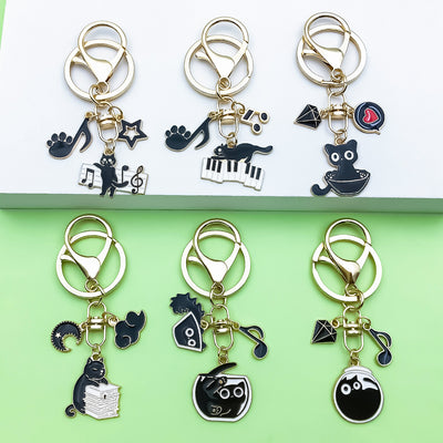 Image 1 showing a bunch of key chains with different designs.