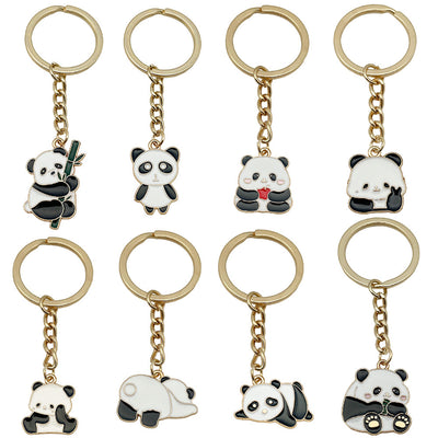 Image 5 showing a set of six key chains with different animals.