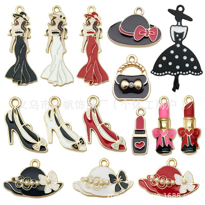Printed detail graphic for the assorted shape charms