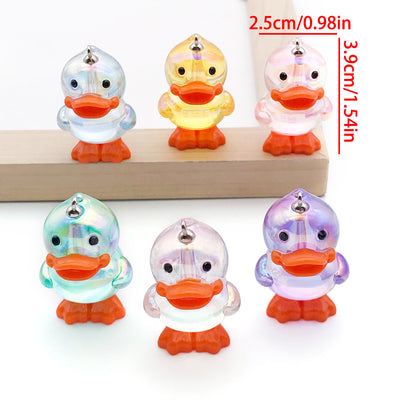 Printed detail graphic for the duck charms
