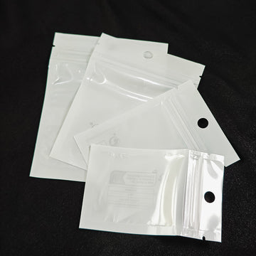 Four Size Frosted Self Sealing Jewelry Packaging Bags
