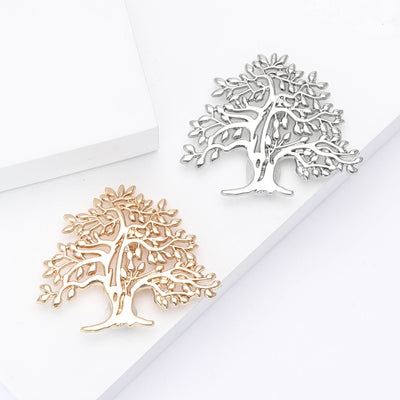 Product display showing a spreading openwork tree with curling branches and exposed roots