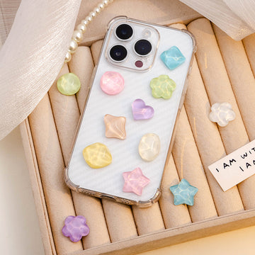 Seven Distinct Shape Color Note DIY Phone Case Components