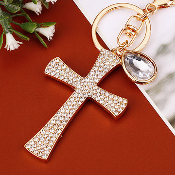 Crystal Cross and Auspicious Charm Keychains in Thirty-Seven Designs