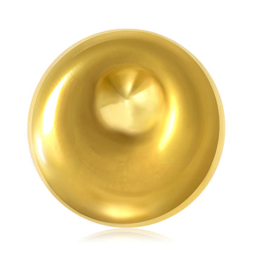 Polished Round Swirl Brooch in Two Metal Tones for Jackets Scarves and Lapels
