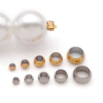 Gold-Tone Crimp Bead Jewelry Findings with 10 Listed Options