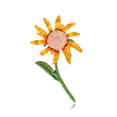 Front product view of an orange flower