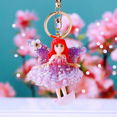 Main image 1 shows the Violet Flower-Fairy option with its visible attached key hardware.
