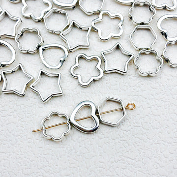 Metallic Connector Jewelry Findings with 7 Listed Options