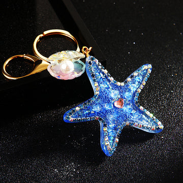 Jelly Starfish Keychains in Five Colors plus Assorted Option