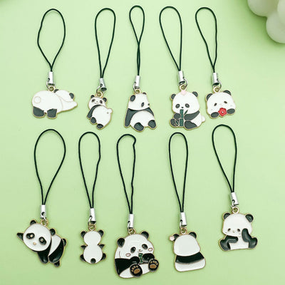 Image 1 showing panda bear pendant necklace.