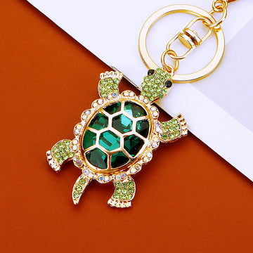 Crystal Turtle Keychains in Four Colors plus Assorted Color Option