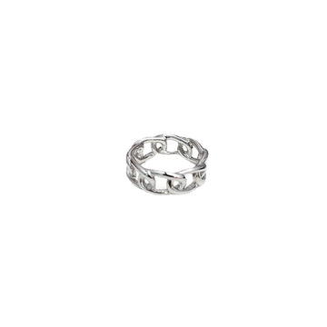 Silver Chain Gold Open Abstract Rings Three Metal Styles