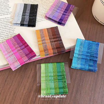 Glitter Gradient Bobby Pin Packs Blue Green Pink Tones
