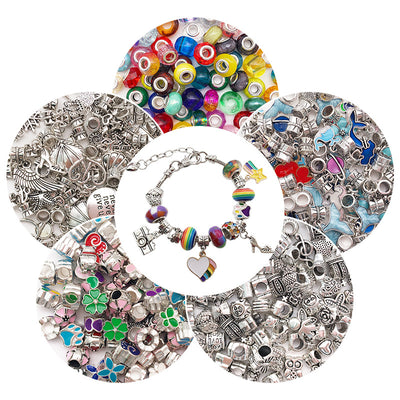 Printed detail graphic for the assorted shape beads